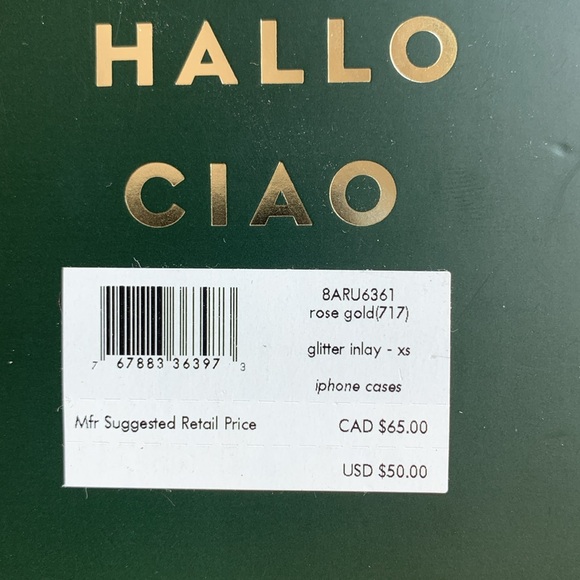 Kate Spade iPhone XS / X Pink Sparkles - Picture 4 of 7